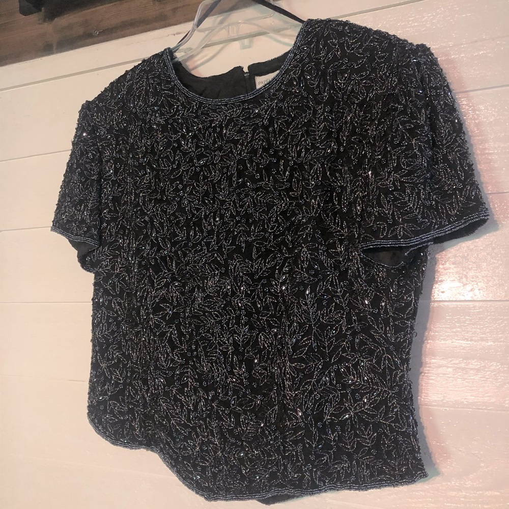 Vintage Papell Boutique Evening Top